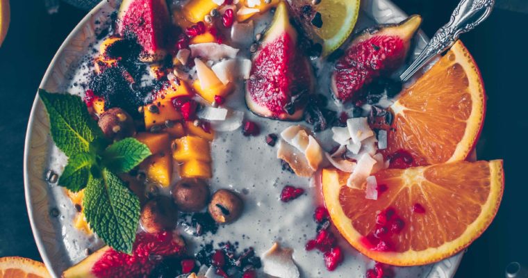 Seidentofu Smoothie mit Vanille und Zitrone